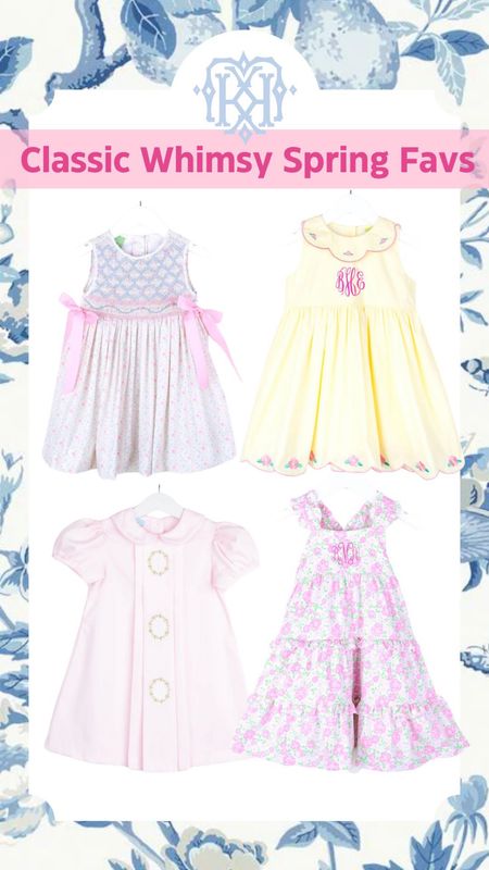 Classic girls spring and Easter dresses from Classic Whimsy!

#LTKSeasonal #LTKfamily