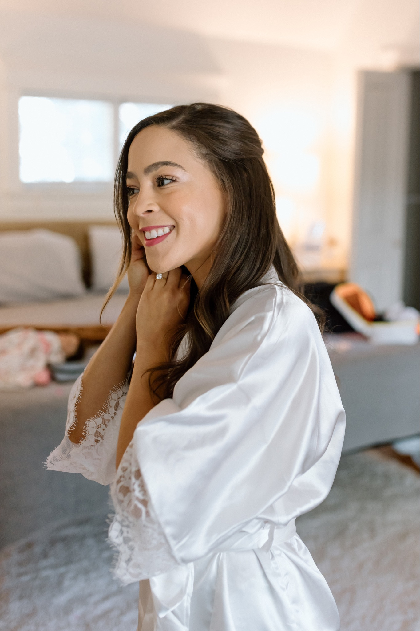 Getting Ready Bridal Robe Petite 4’11