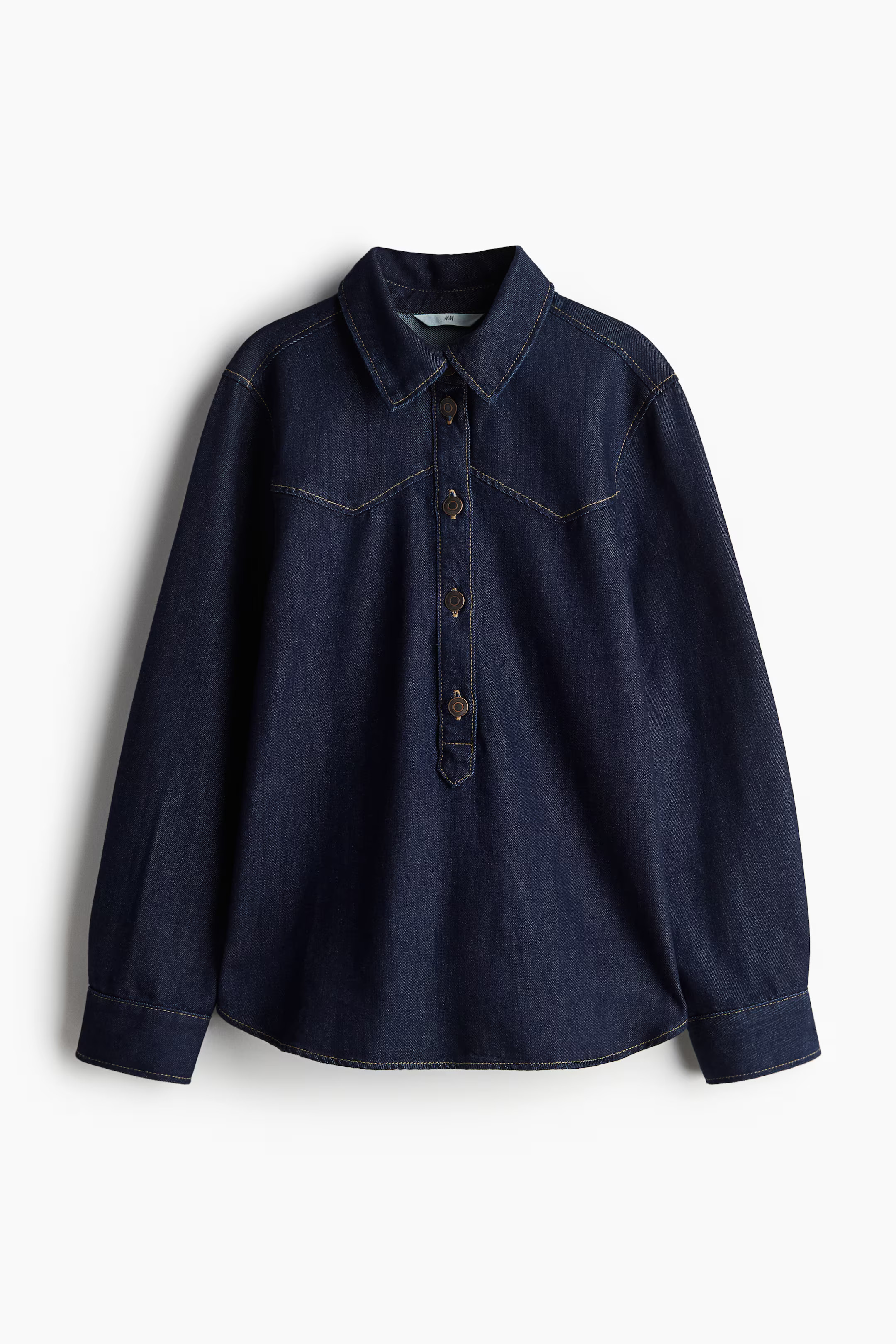 Camisa popover en denim | H&M (FR, IT, ES, PT, BE)