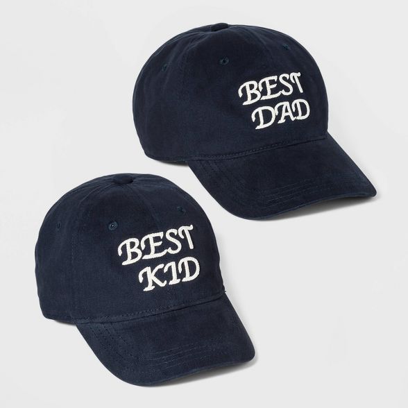 Men's Best Dad and Best Kid Baseball Hat - Goodfellow & Co™ Navy One Size | Target