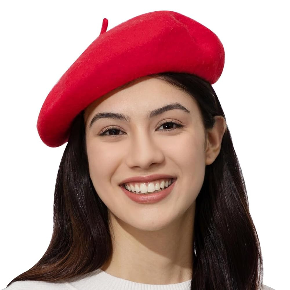Classic Wool Beret Hats for Women Man Painter hat French Beret for Man Woman Warm Winte. | Amazon (US)