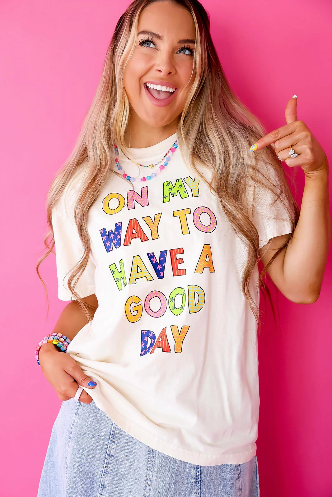 On My Way To Have Good Day Graphic Tee | Shop.app