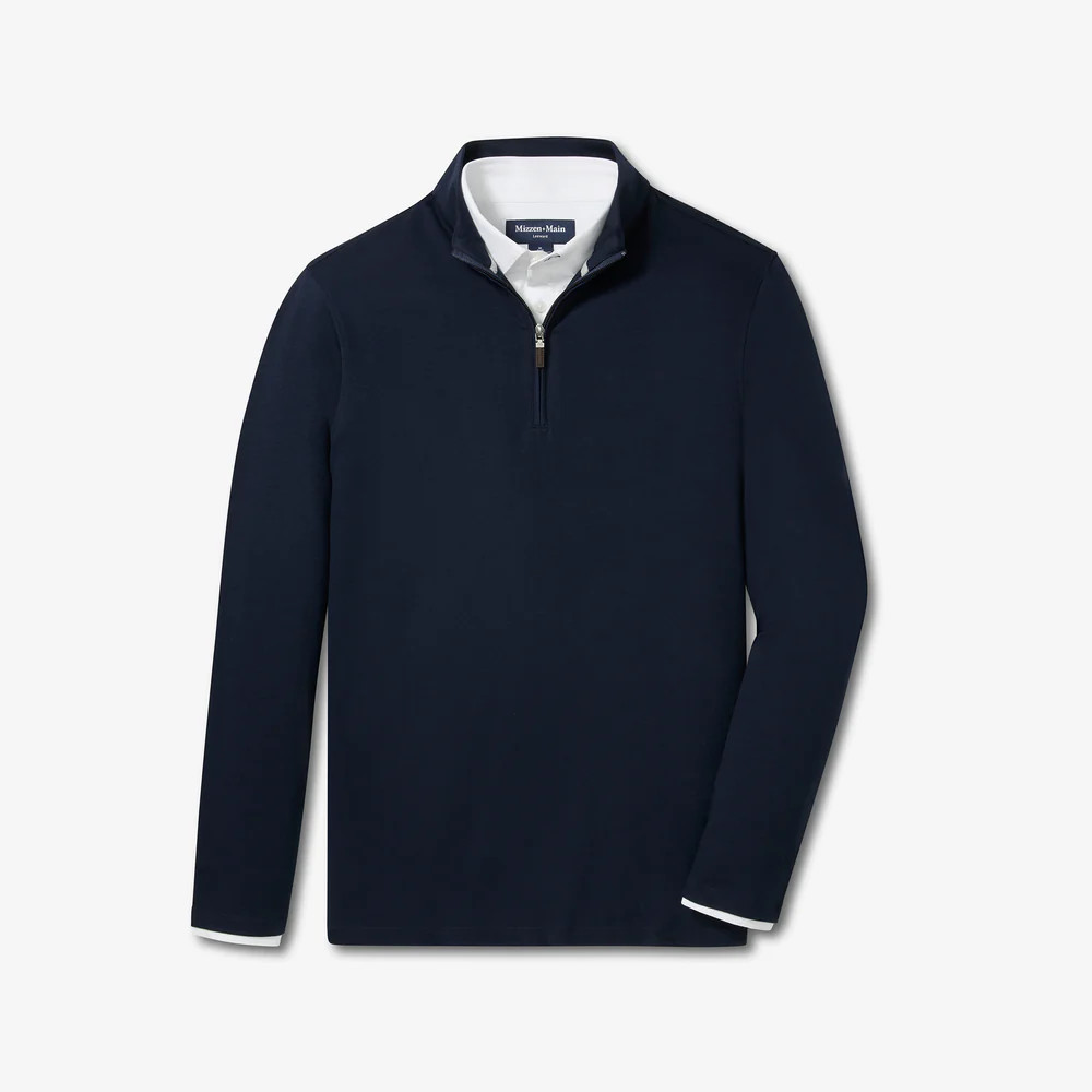 KPI Quarter Zip - Navy | Mizzen + Main