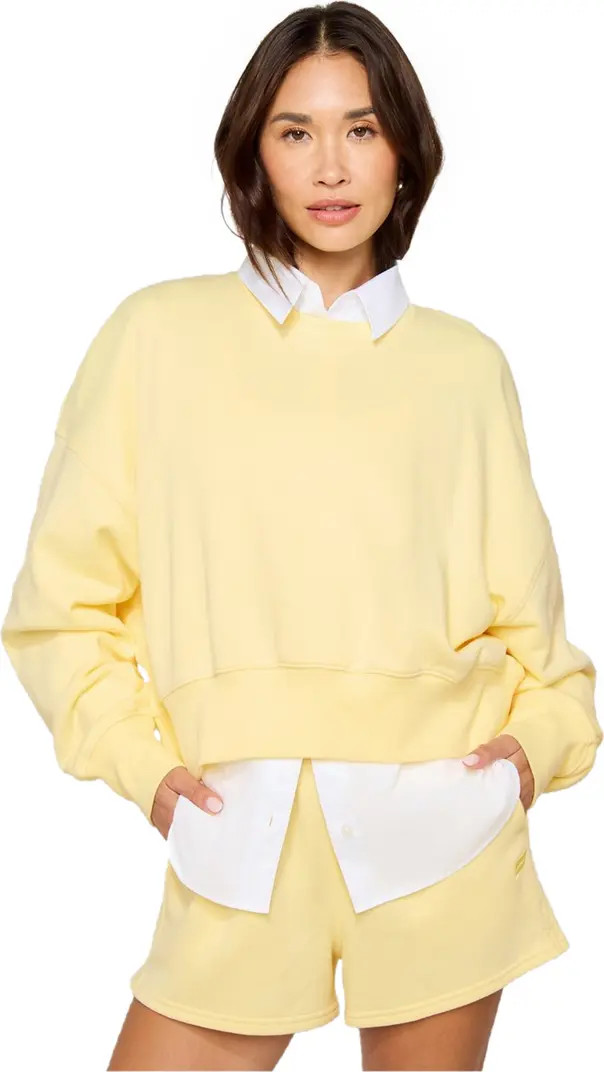 Year Round Terry Crew Neck Sweatshirt | Nordstrom