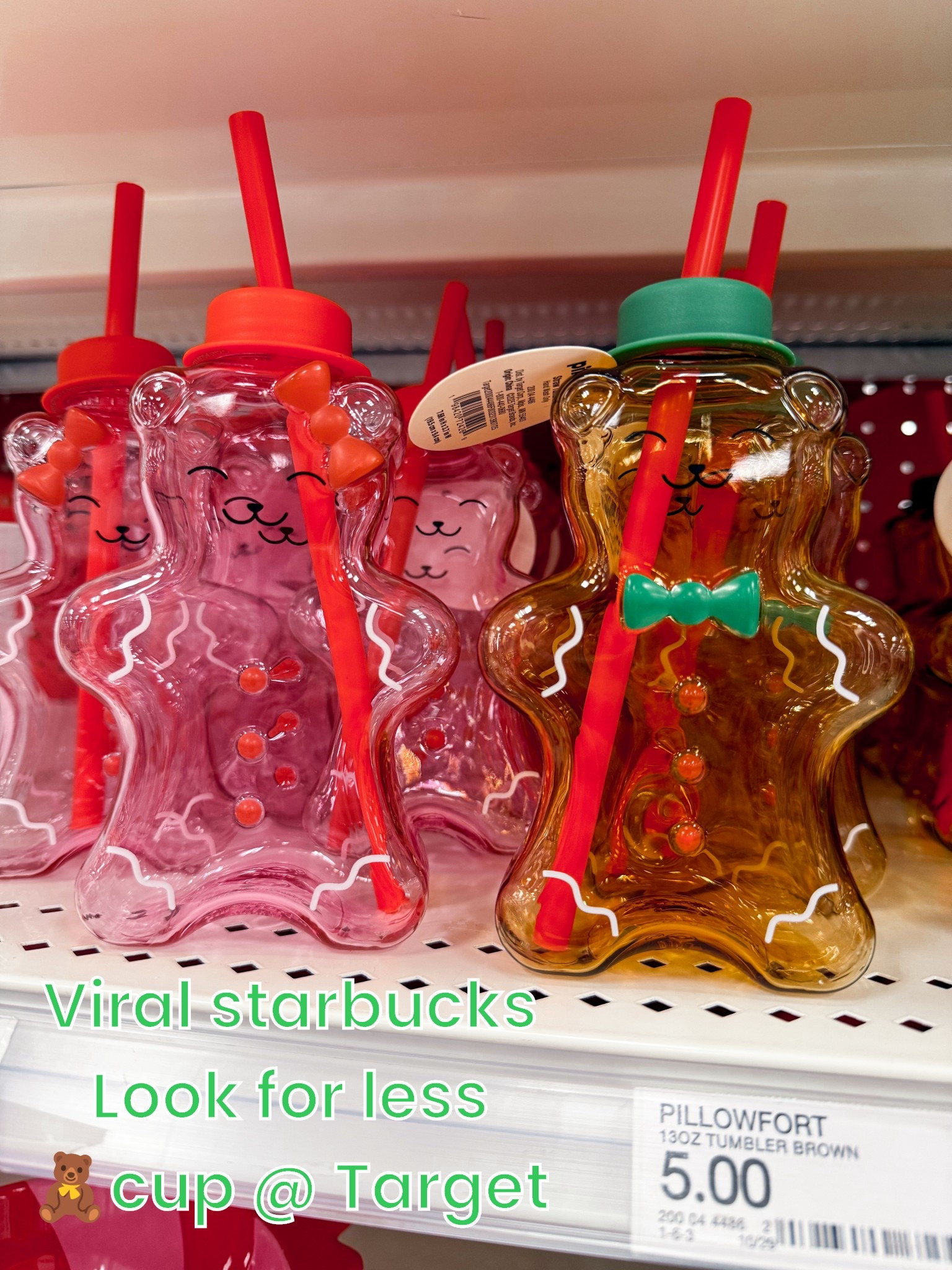 Viral look for less bear cup at Target! 
Only $5

#LTKHoliday #LTKFindsUnder50 #LTKFindsUnder100