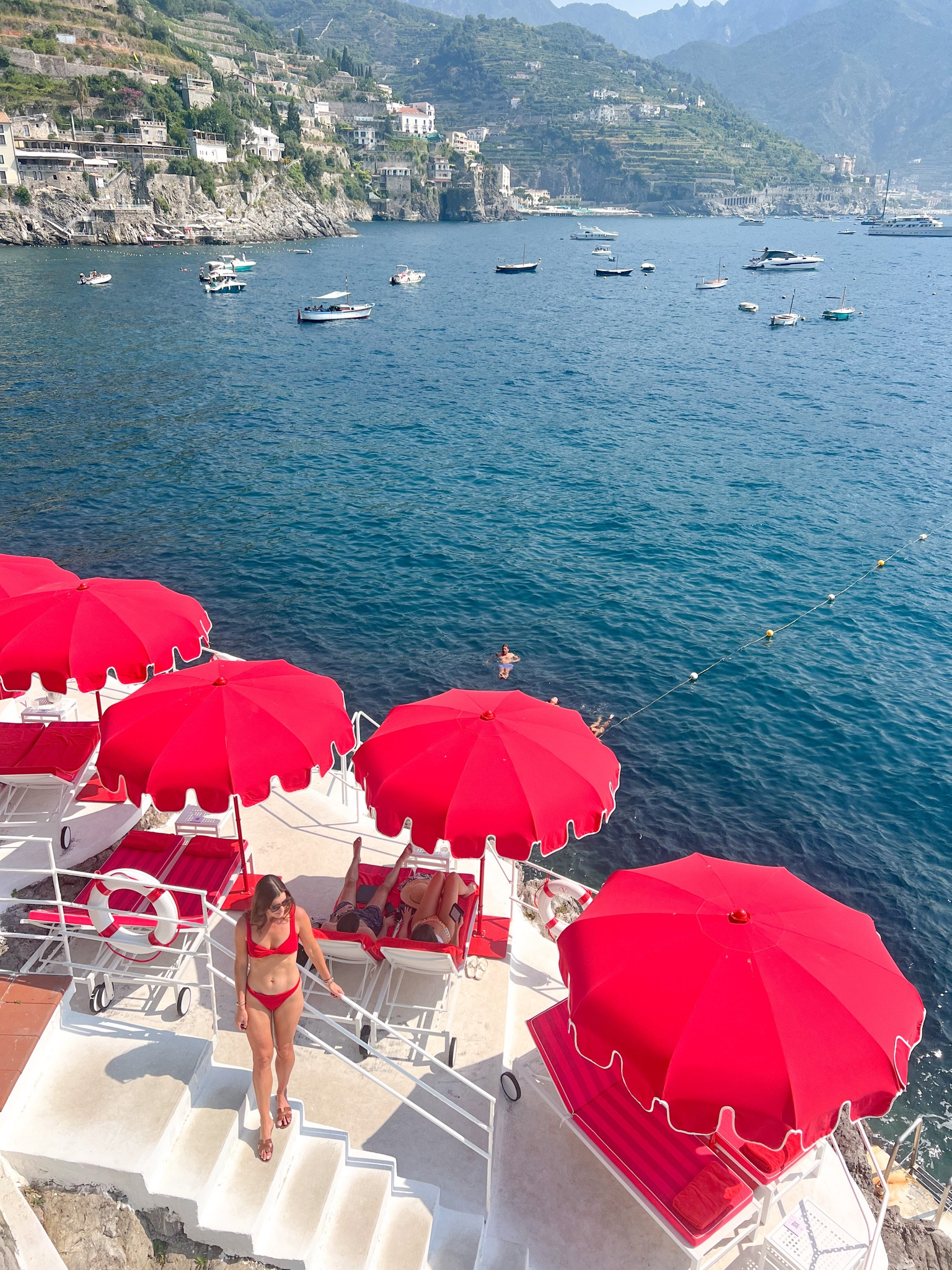 Beach club ⛱️❤️ #ravello #palazzoavino #amalficoast #hunzag #italy #

#LTKswim #LTKsalealert #LTKtravel