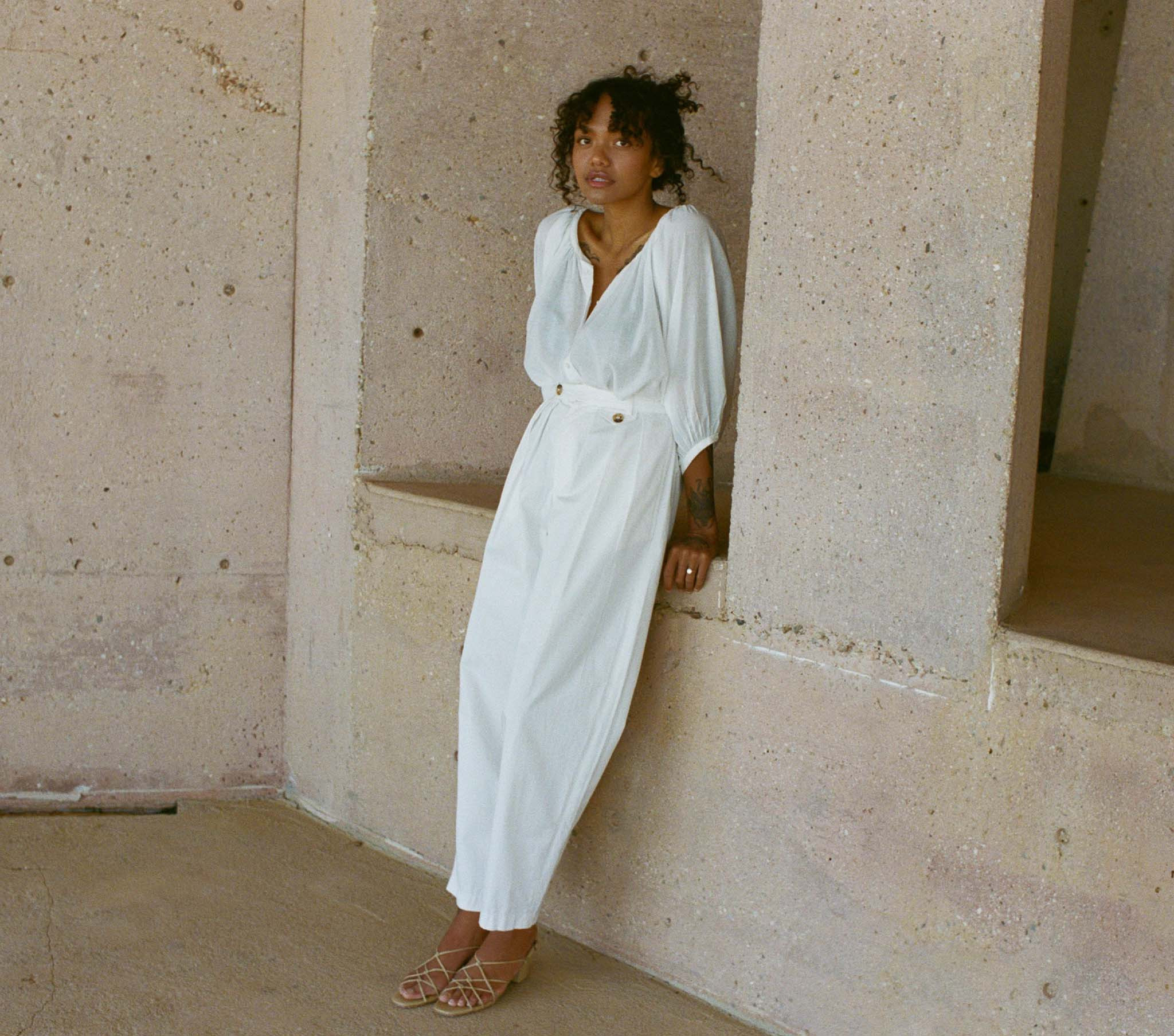 Grover Pant - Salt | DÔEN | DOEN