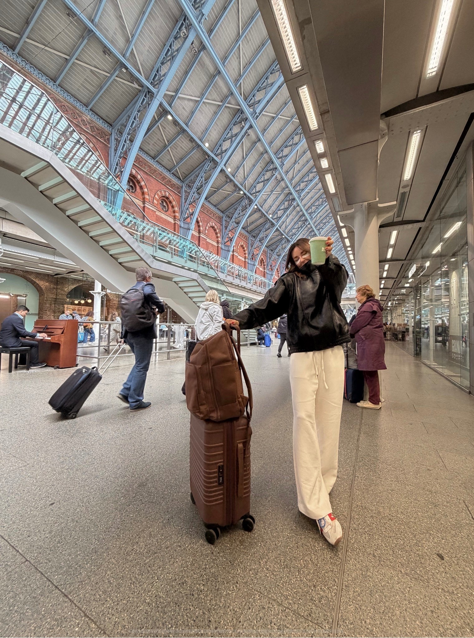 London to Paris Train Travel Outfit
.
Wearing small in pants & jacket  true to size with oversized fit

#LTKootd #LTKTravel