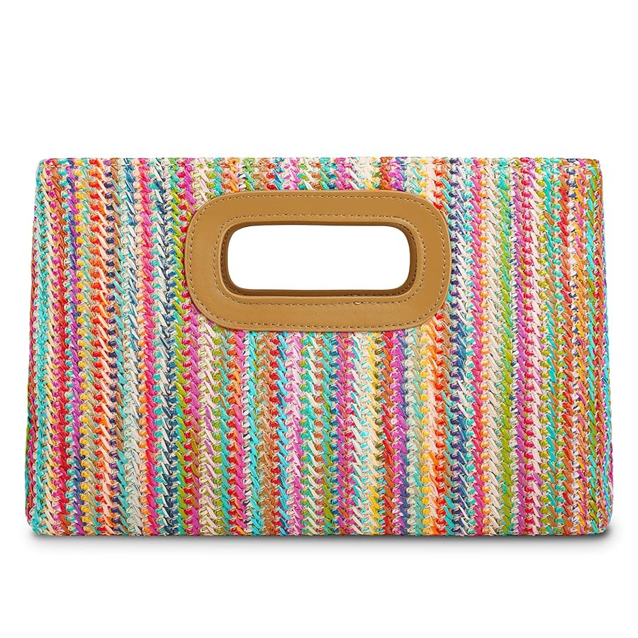 Top Handle Clutch Handbags for Women, Evening Handbag Shoulder Crossbody Purse with Gold Chain | Amazon (US)