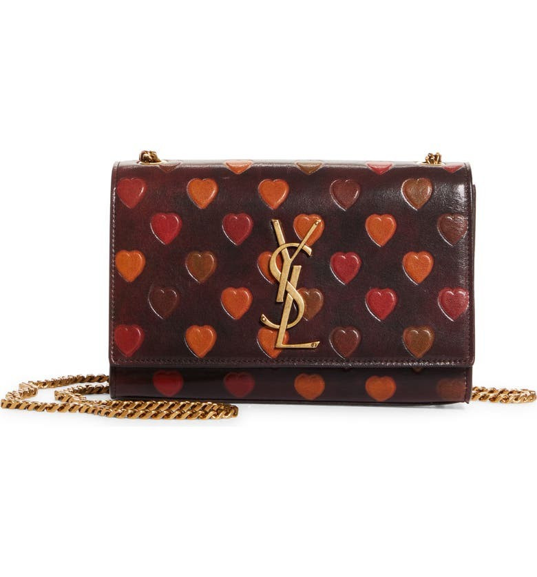 Small Kate Hearts Leather Shoulder Bag | Nordstrom | Nordstrom