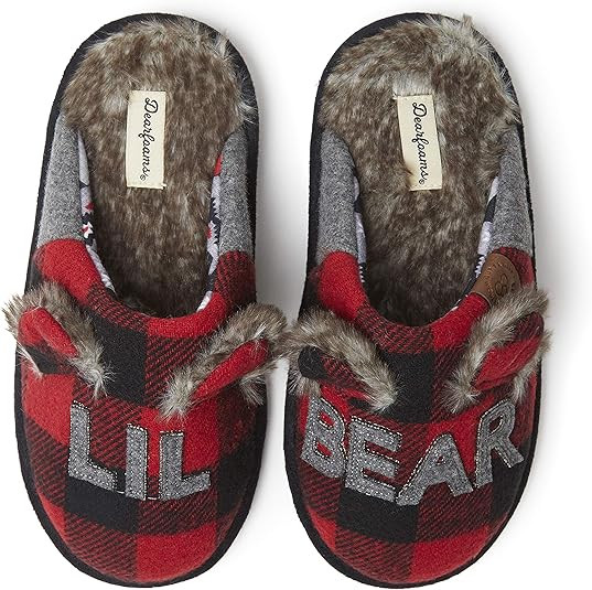Dearfoams Unisex-Child Lil Bear Slipper | Amazon (US)