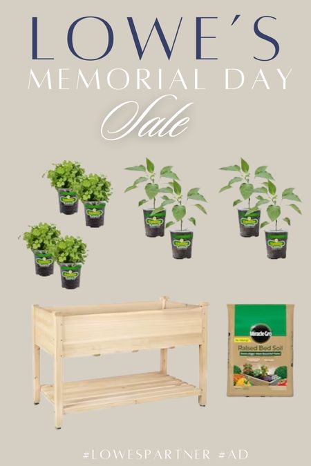 #Ad The @loweshomeimprovment Memorial Day Sale is going on now until May 29th. #lowespartner You can get the best deals on gardening, patio furniture, tools and so much more! @shop.ltk

 #likekit #ltkhome #ltksalealert