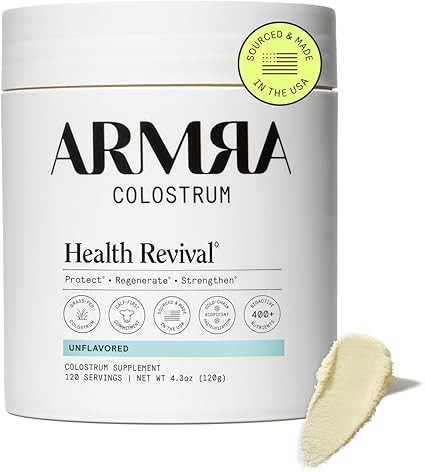 ARMRA Colostrum Powder | Unflavored | Gut Health & Bloating | Skin & Hair | Immunity | Keto, Glut... | Amazon (US)