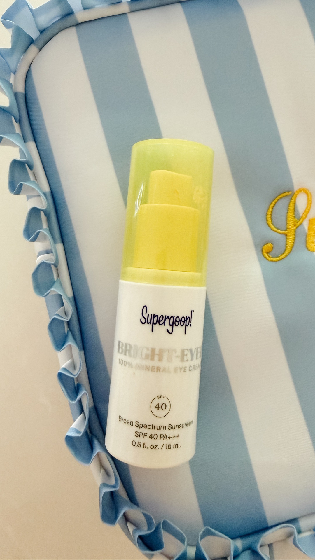 I’ve used Supergoop’s Bright-Eyed SPF for years and every spring/summer it somehow works its way right back into my daily routine ☀️ I love layering it into my skincare + makeup prep because it brightens, hydrates, and gives a little extra help around the eyes while also adding SPF protection. Especially during the months when I’m outside nonstop at baseball fields, pools, walks, etc. Lightweight, easy under concealer, and just one of those products I always come back to. On sale for 20% off!

#LTKgrwm