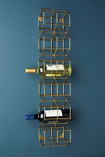 Thea Wall Mounted Wine Rack | Anthropologie (US)