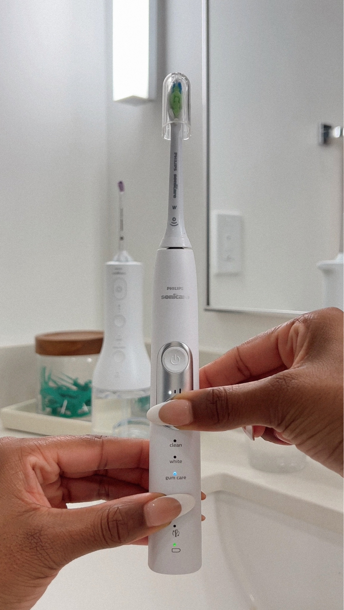 upgraded my oral hygiene routine with the Philips Sonicare 6100 Electric Toothbrush and water flosser. 11/10 would recommend! Never using any other electric toothbrush other than this one. truly superior! 


#LTKbeauty