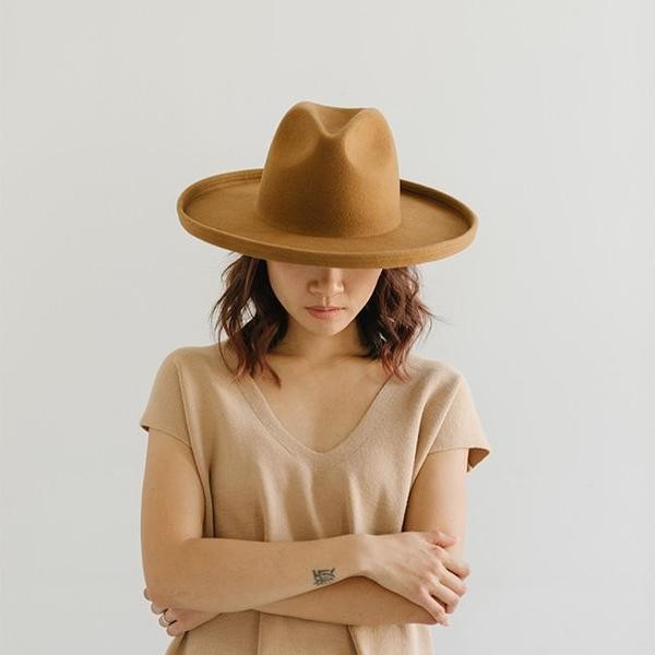 Maude Pencil Brim - Cinnamon | Gigi Pip
