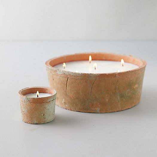 Linen Pot Citronella Candle | Terrain