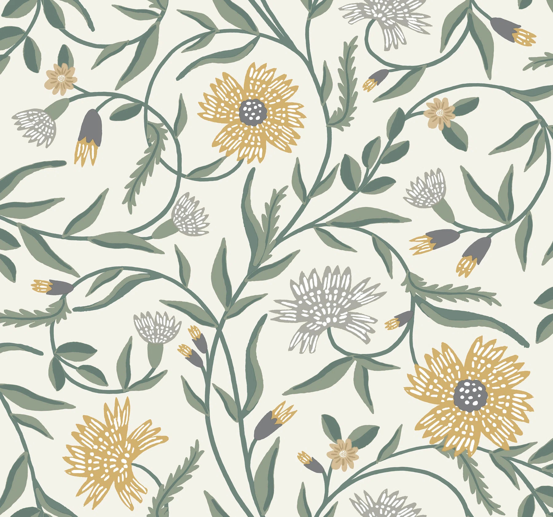 Aster Wallpaper | Birch Lane