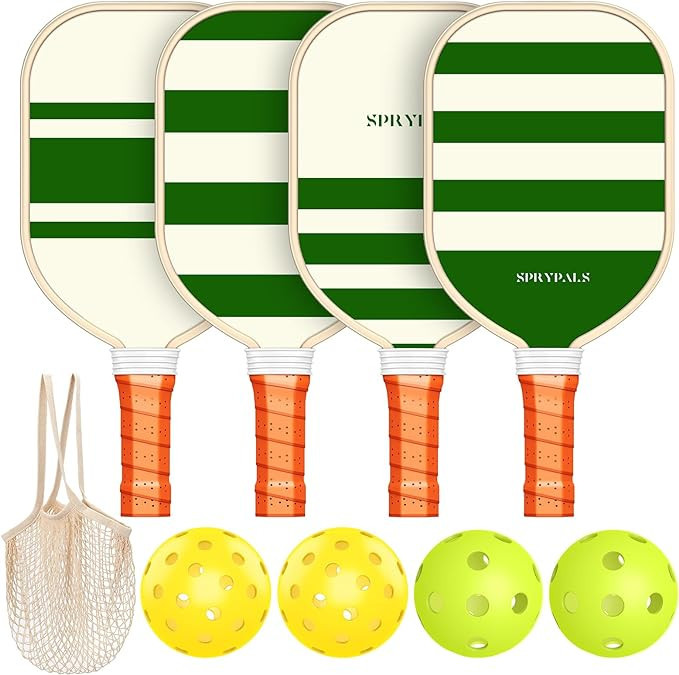 Pickleball Paddles Set USAPA Approved, Lightweight and Durable with Unique Design, USAPA Approved... | Amazon (US)