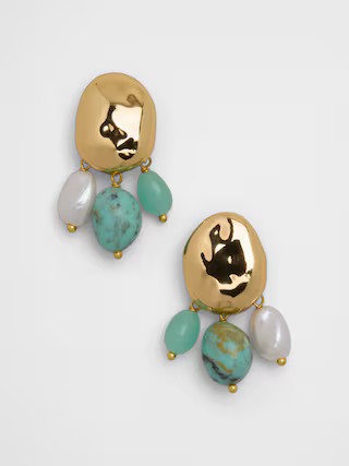 Resin Pearl Earrings | Banana Republic Factory