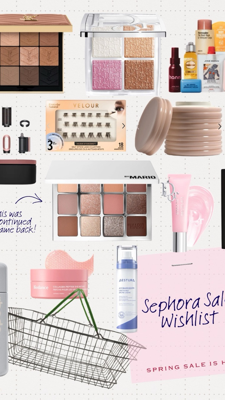 The Sephora Spring Sale has started! These are wishlist items I have been wanting or some items I love. 

Sale ends the 20th! 

#sephorasale #beauty #makeup #springsale #SephoraStorefrontSSE

#LTKselfcare #LTKBeauty #LTKSaleAlert