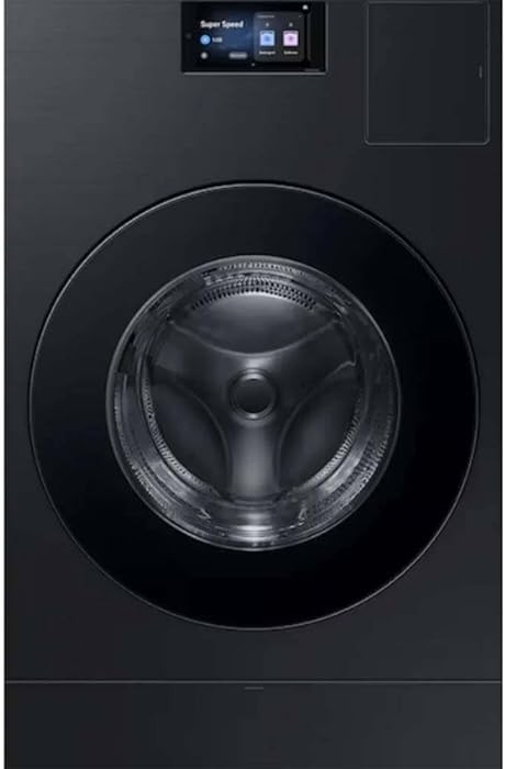 Samsung WD90F53AVB 5.3 Cu. Ft. Brushed Black Front Load Washer/Dryer Combo | Amazon (US)