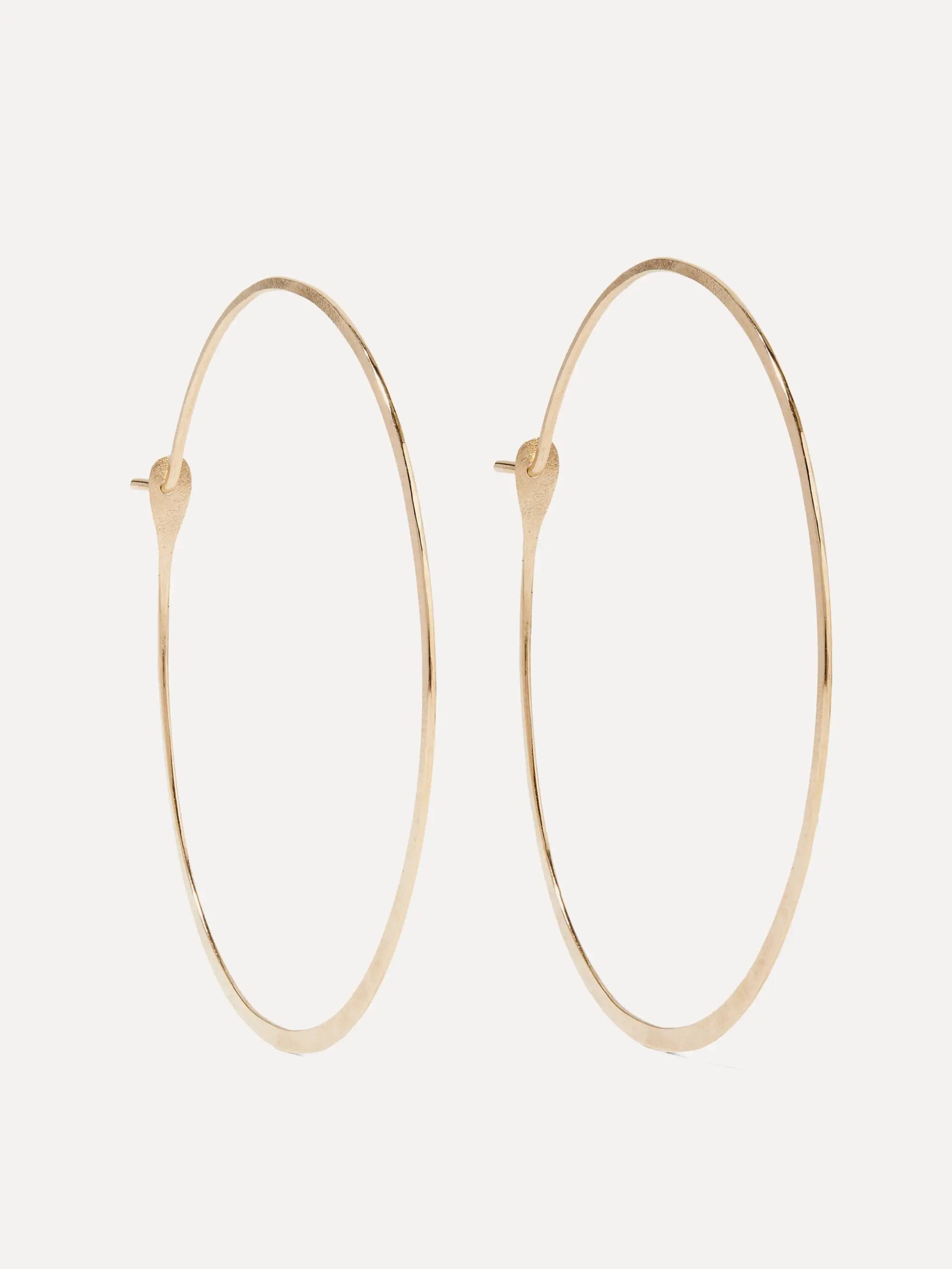 14-karat gold hoop earrings | NET-A-PORTER (US)