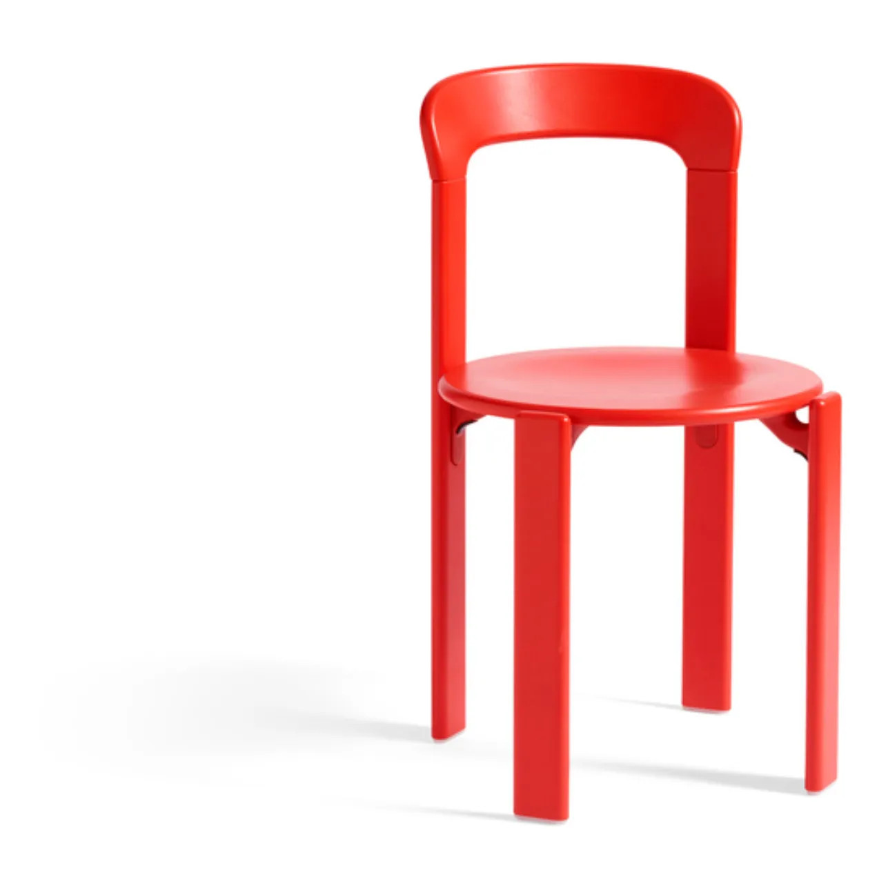 Silla Rey de madera lacada - Bruno Rey | Rojo | Smallable