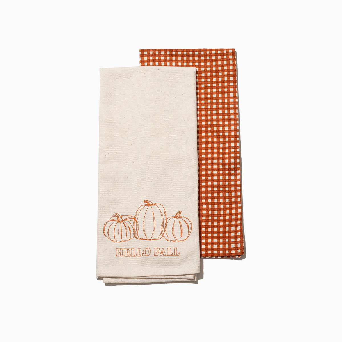 Hello Fall Dish Towels Set of 2 | Uncommon James Home | Uncommon James