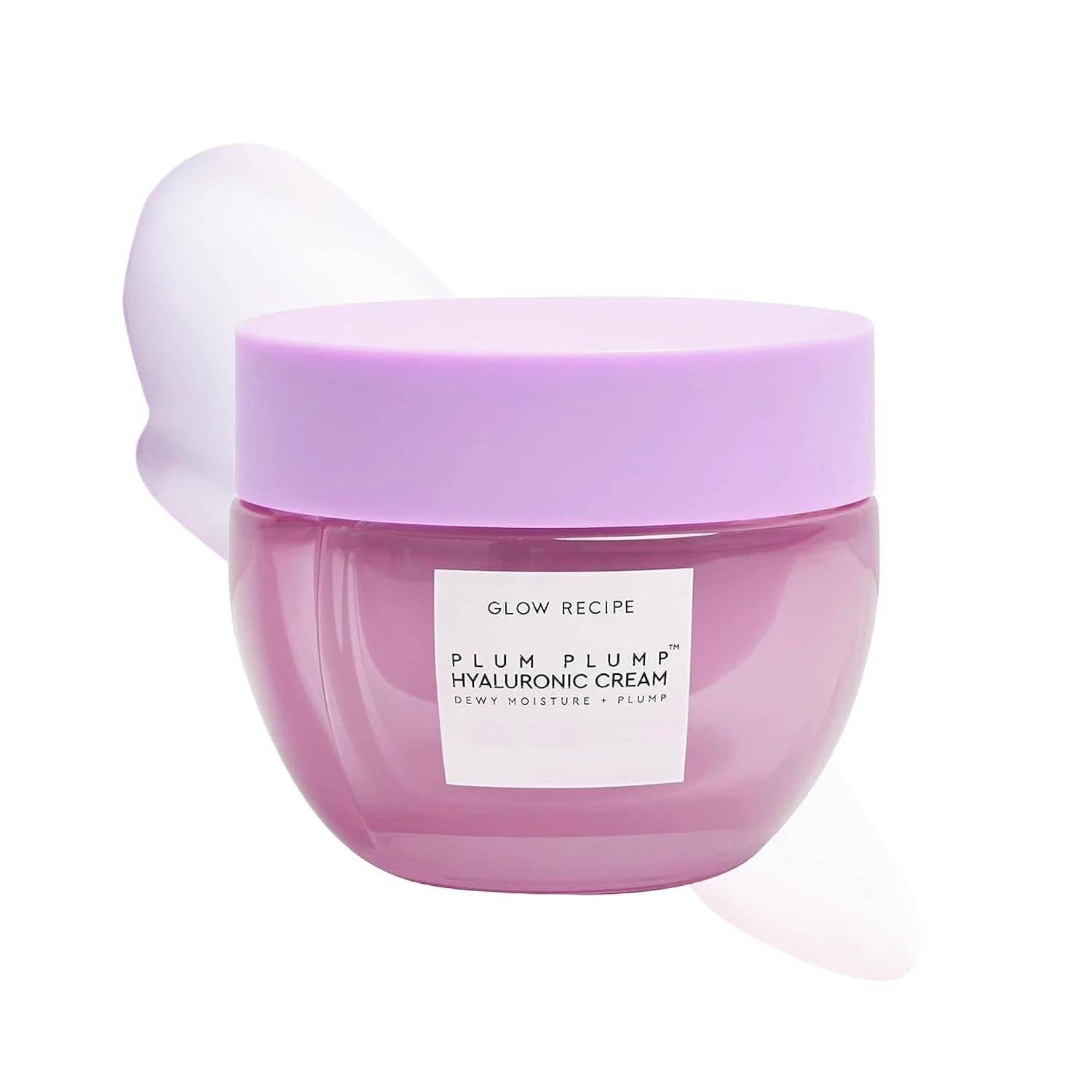 Glow Recipe Plum Plump Hyaluronic Acid Face Cream Moisturizer, Travel Size, Korean Moisturizer for Dry Skin, Plumping + Firming Hydration, Polyglutamic Acid + Peptides (20ml) | Amazon (US)
