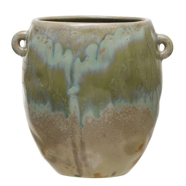 Creative Co-Op DF3283 Stoneware Crock w/Opal Glaze | Walmart (US)
