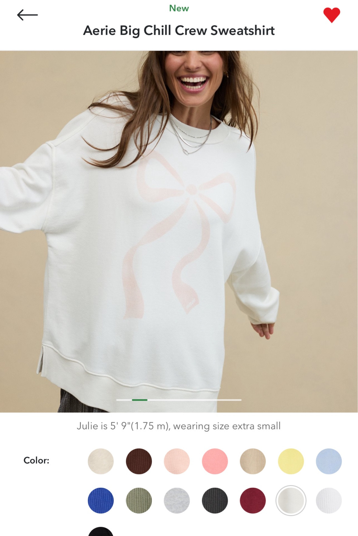 just the sweatshirt !! 