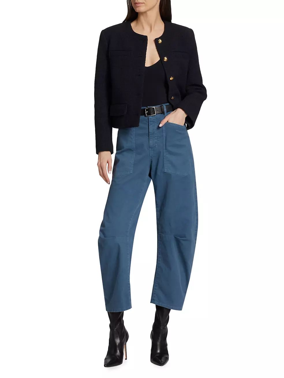 Nili Lotan Shon Wide-Leg Pants | Saks Fifth Avenue