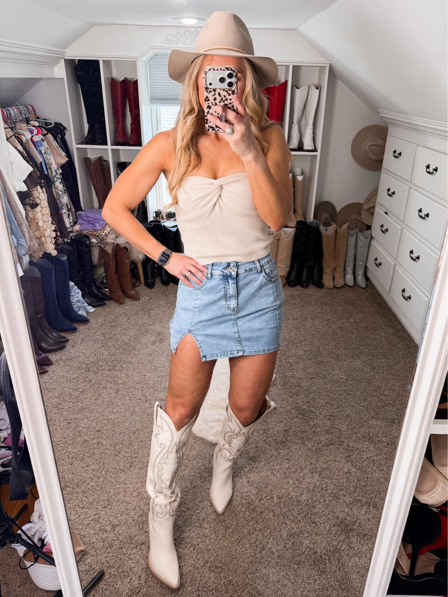 Country concert outfit idea!

Denim skort, country concert outfit idea, country concert outfit, Amazon outfit, summer outfit