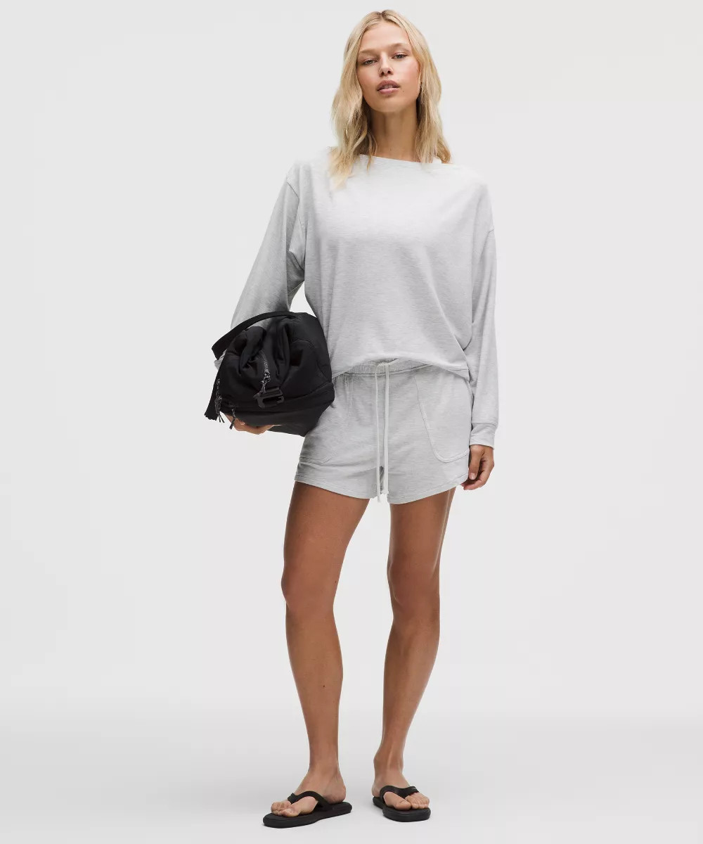BeCalm Oversized Boatneck Long-Sleeve Shirt | lululemon (AU)