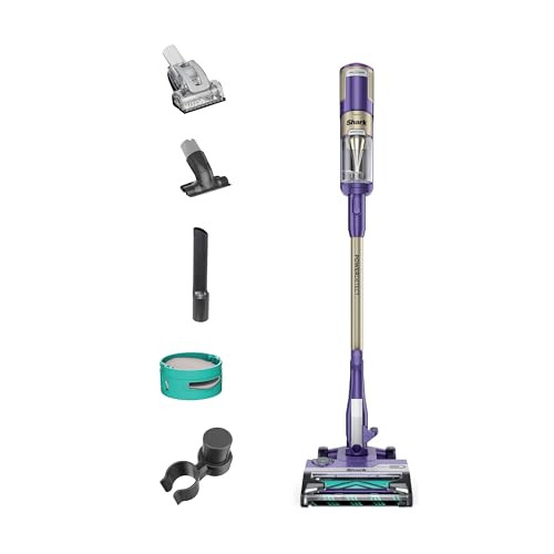 Shark PowerDetect Corded Stick Vacuum, Self-Cleaning, Eggplant, HZ4002 | Amazon (US)