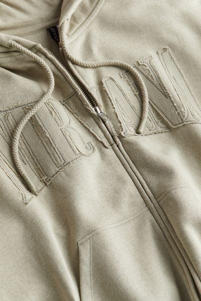 Oversized Printed Hooded Jacket | H&M (US + CA)