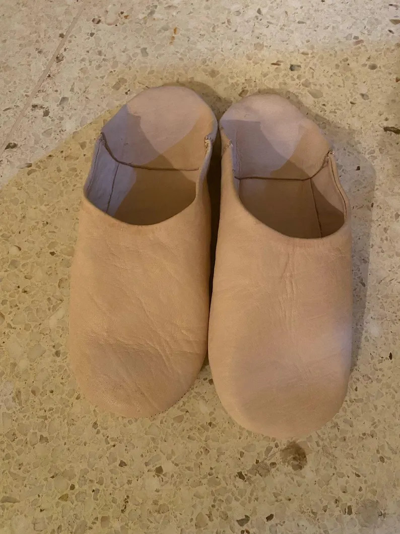 Slippers Women Moroccan Babouche Slippers Handmade From Soft Organic Leather Shoes Wom Shoes Hous... | Etsy (US)