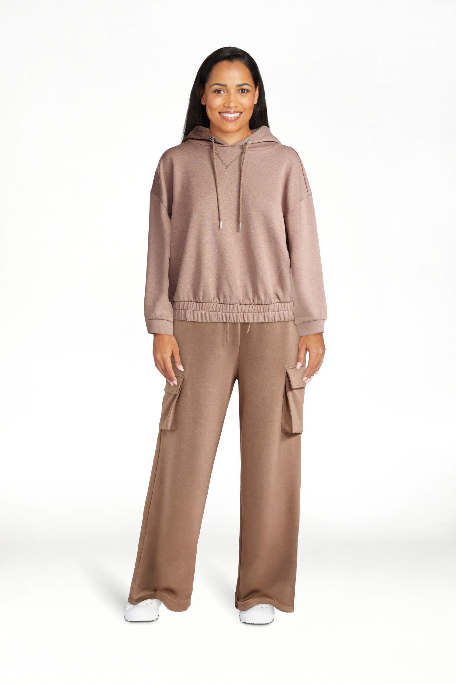 Scoop Women's and Women's Plus New Scubaknit Pullover Hoodie, Sizes XS-4X | Walmart (US)