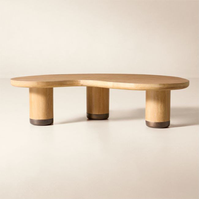 Melrose 55"" Oak Coffee Table | CB2