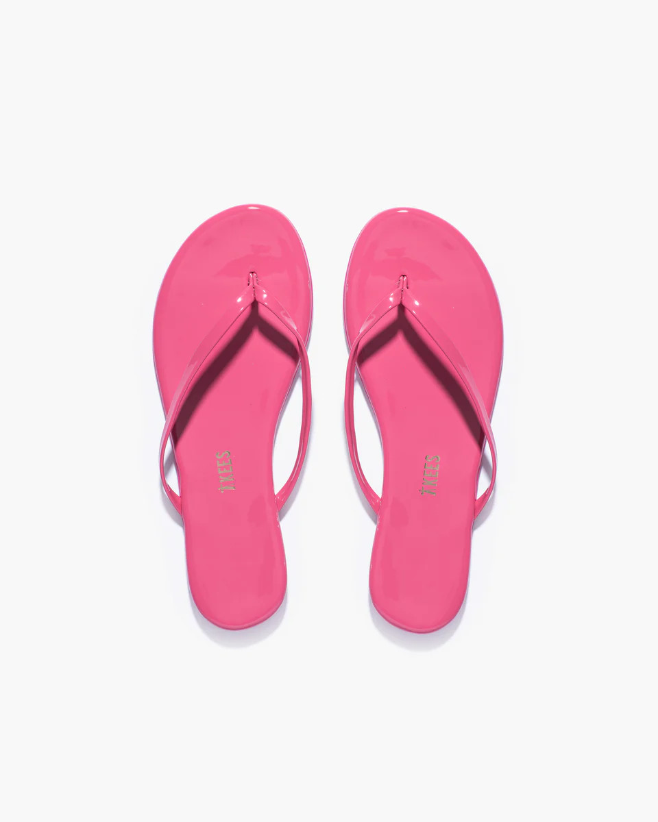Lily Patent in Hot Pink | Women's Sandals | TKEES | TKEES