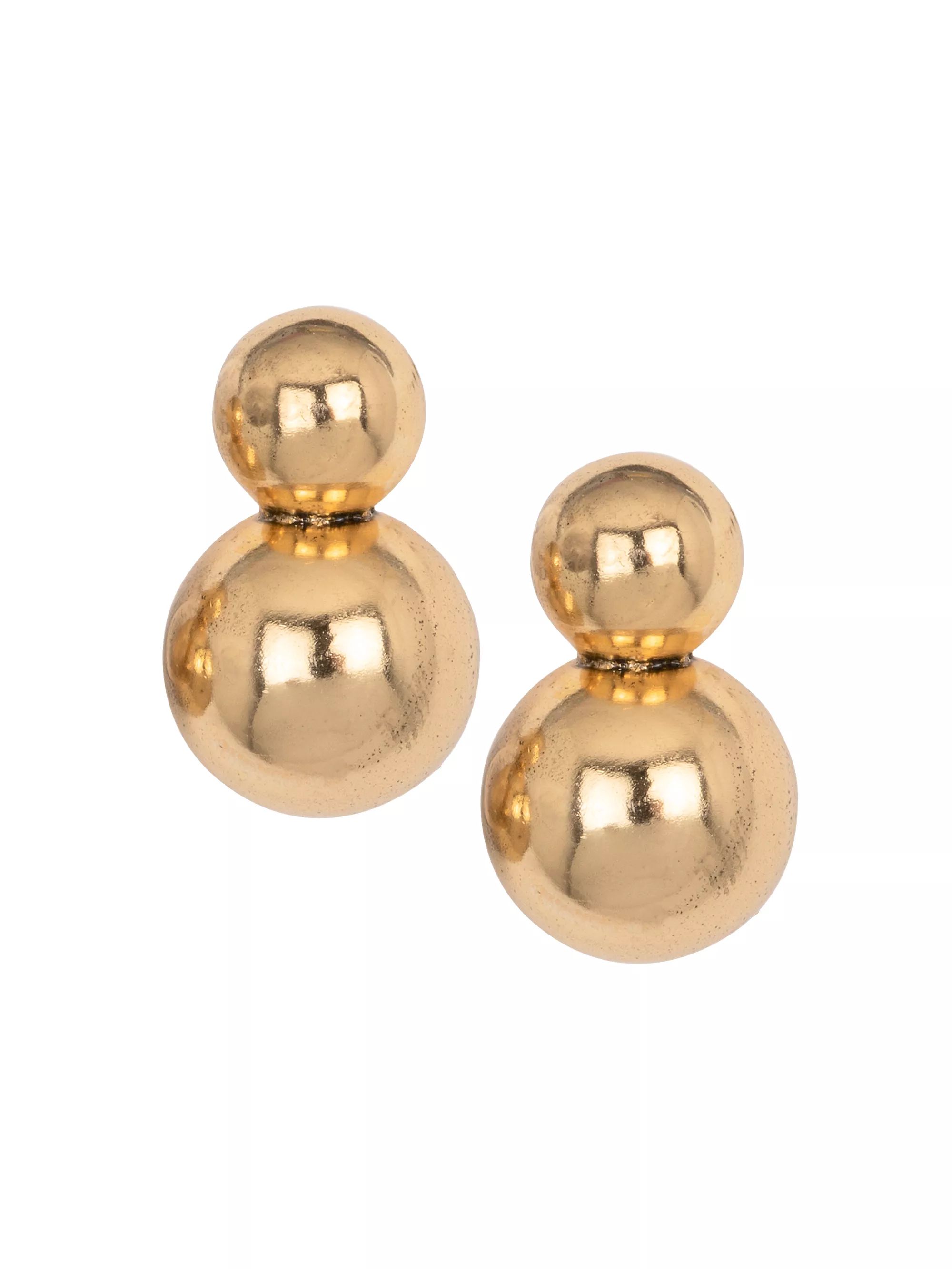 Inga 18K Gold-Plated Stud Earrings | Saks Fifth Avenue