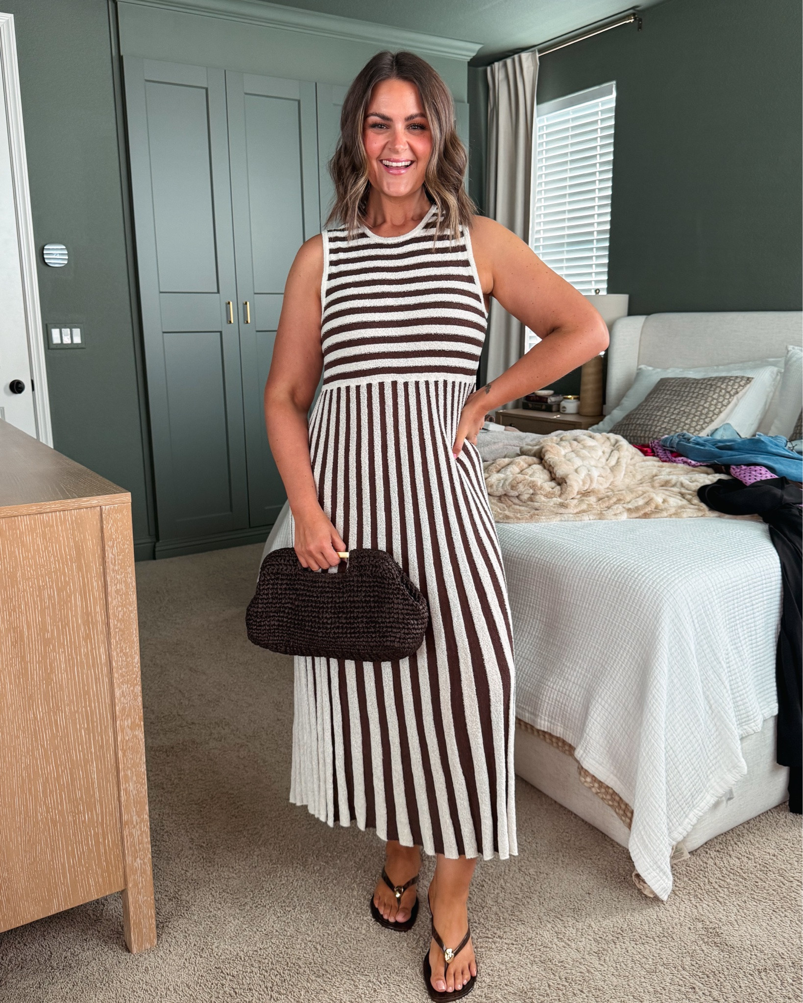 Zara summer try-on
Striped dress, large
Sandals, true size 10
Magenta dress, large
Jumpsuit, large (want to try an XL)
Purple polka dot dress, large
Brown top, medium
Brown skirt, large
Distressed denim, 12 (could try a 10)
Pink lace top, Large
Cream top, medium
Red dress, large

Size 12, midsize, summer outfits, vacation dress, summer style @Zara

#LTKootd #LTKMidsize #LTKOver40