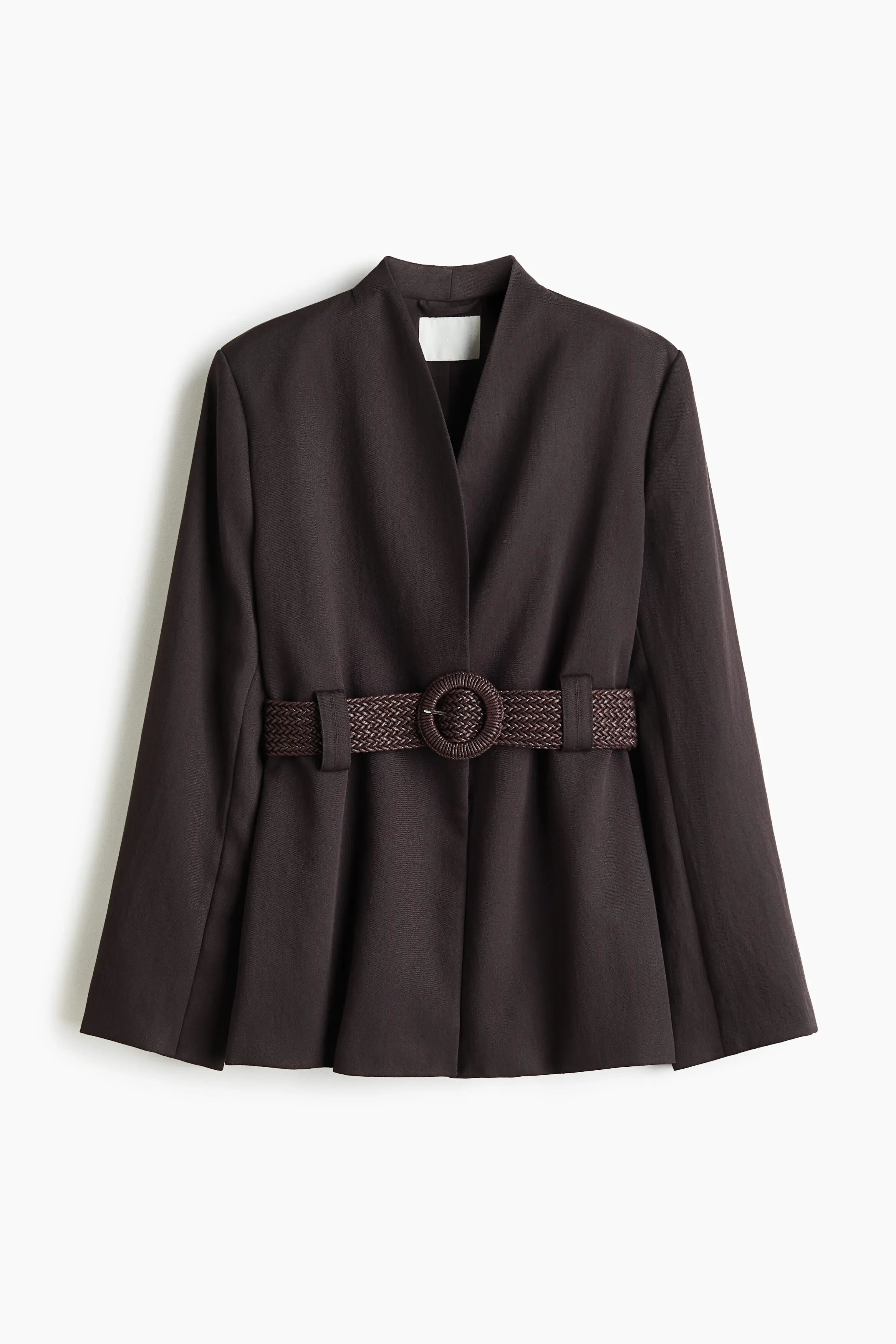 Belted Lapelless Blazer (Women) | Nordstrom | Nordstrom