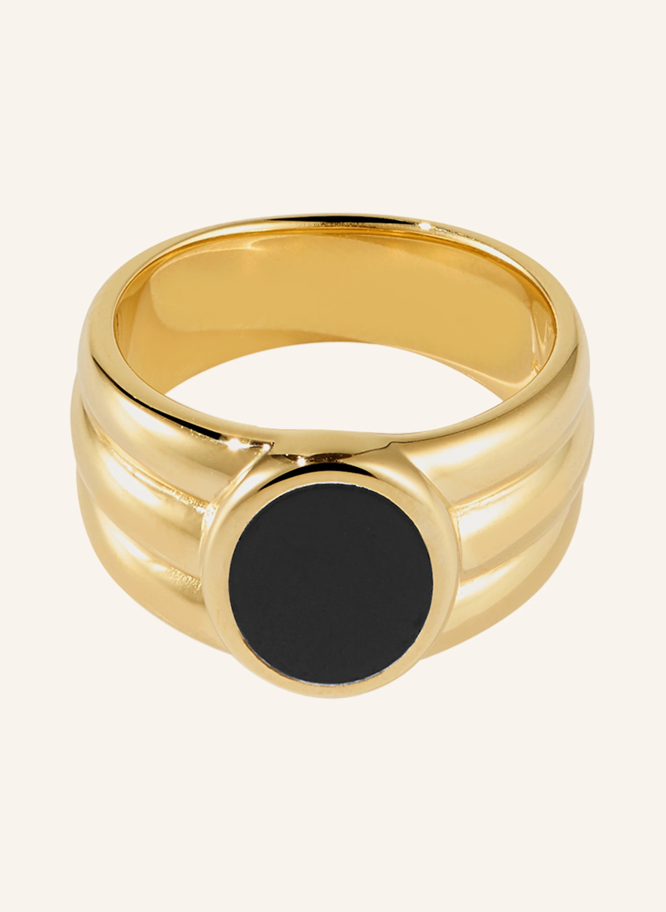 BRUNA The Label Ring BENEVENTO mit Onyx in gold | Breuninger (DACH)