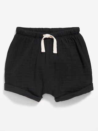 Unisex Double-Weave Pull-On Shorts for Baby | Old Navy (US)