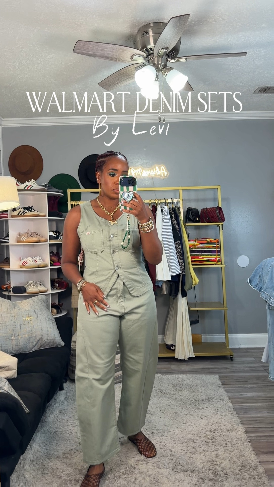 Comment “set” to get links 🔗 sent to your DMs for easy shopping 🛍️

Y’all already know I love a good matching set and this one from Walmart did NOT disappoint 🙌🏽

Wearing a medium in the top & size 12 in the jeans (I sized up for that perfect barrel fit 👌🏽). Both pieces have stretch so they’re super comfortable + flattering!

✨ Sold separately so you can mix & match  
✨ Top under $30 (XS–XXL)  
✨ Jeans under $34 (sizes 2–18 + plus options)  
✨ Comes in 2 color options  
✨ Brand: Levi Strauss  

This is one of those effortless looks you can dress up or down — brunch, errands, casual date… it works every time 💙

SIZING REFERENCE/stats- 5’5”, 165 lbs, size 10

#walmartfashion #denimset #walmartfinds #affordablefashion #midstyle #over40style #casualchic #everydaystyle #springoutfits #denimlookz
