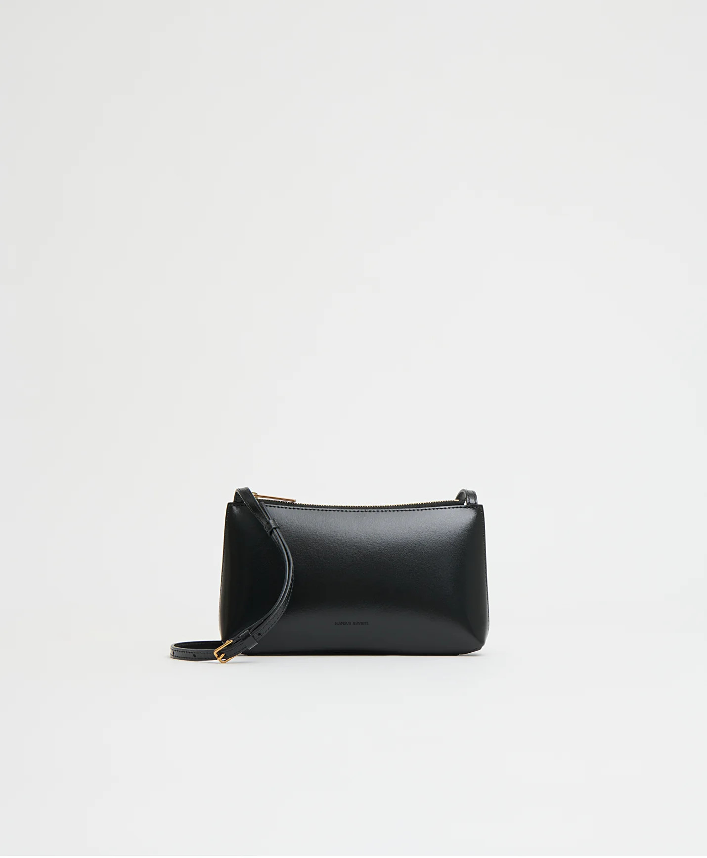 Mini Gaia Crossbody - Black/Flamma | MANSUR GAVRIEL