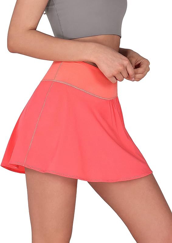 ODODOS Tennis Skirts for Women with Pockets High Waisted Light Weight Athletic Running Sports Act... | Amazon (US)